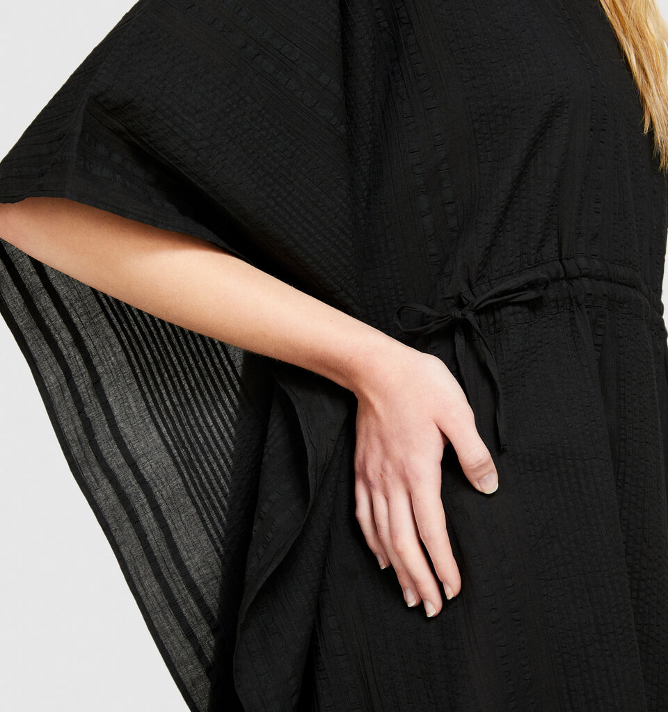 Kaftan with curl - null - Black | Sisley image number 5